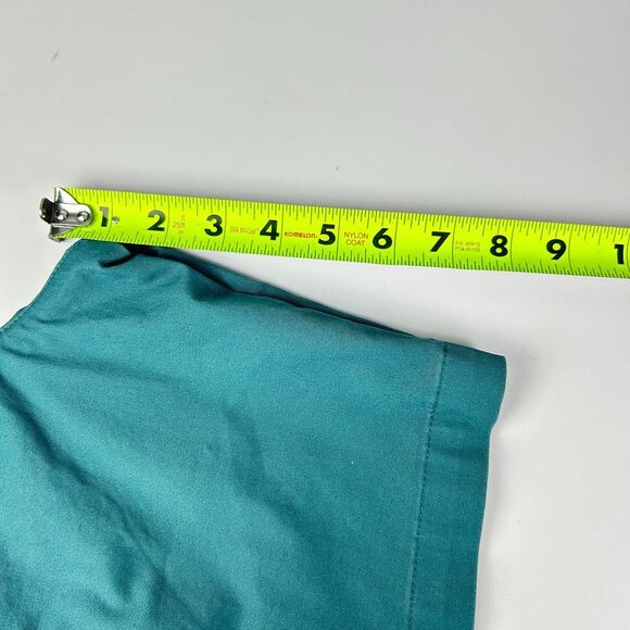 NWT Merona Turquoise Cotton Blend Stretch Flat Front Casual Chino Shorts Size 28 - Picture 10 of 11